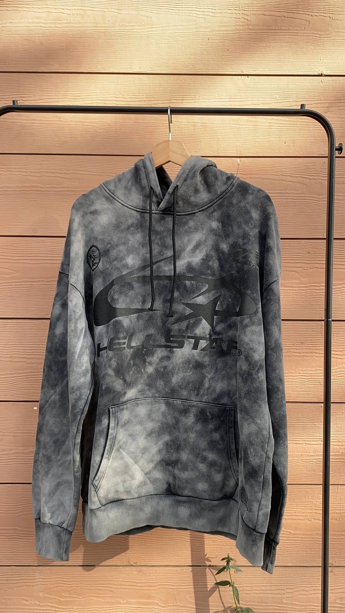 HELLSTAR "LAUNDRY VINTAGE" TIEDYE EFFECT HOODIE