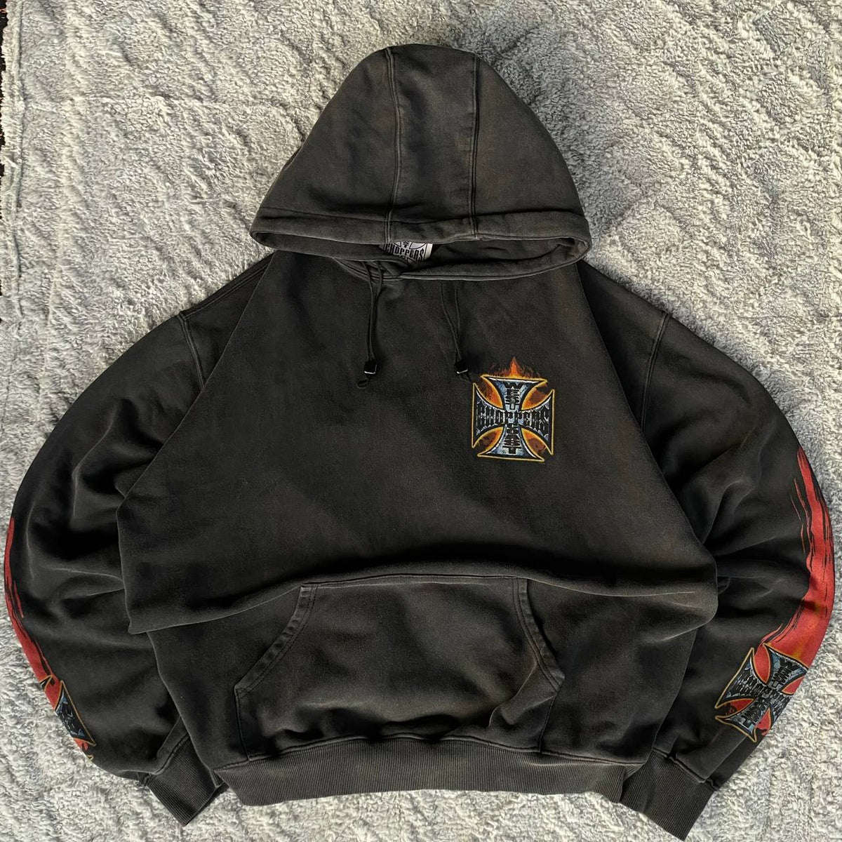 CHOPPERS OUTDATED FLAMES HOODIE