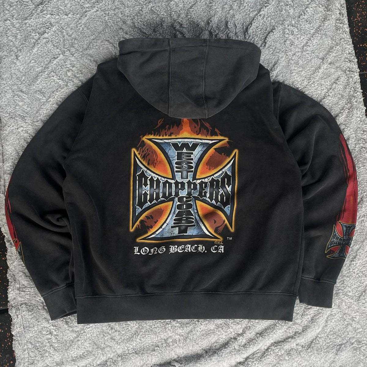 CHOPPERS OUTDATED FLAMES HOODIE